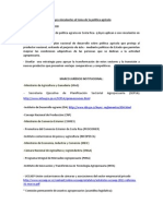 Leyes Vinculantes Al Tema de La Política Agrícola