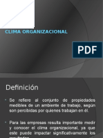 Clima Organizacional