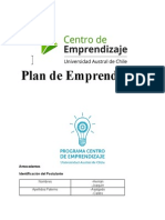 Informe Final Plan de Emprendizaje Pae 2014 Beneficiarios