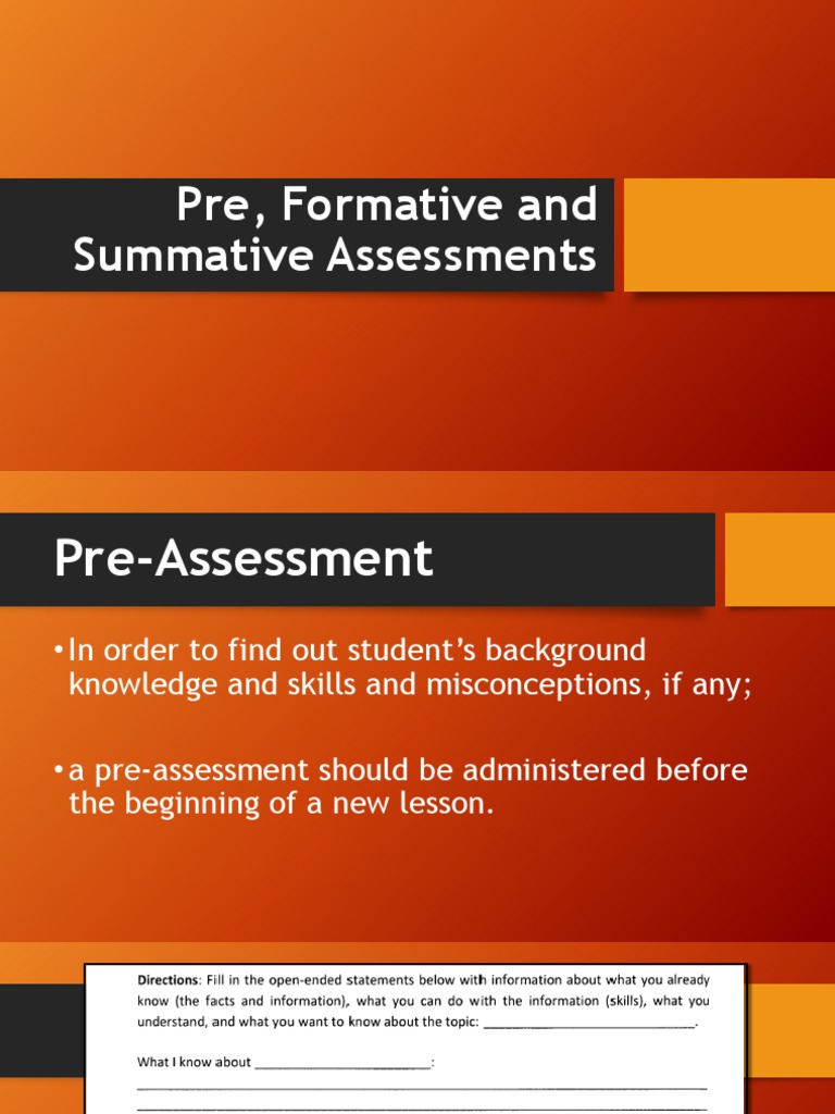Types of Assessments in Education | PDF | Career & Growth
