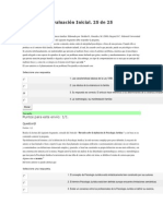 Evaluación Inicial - Psicología Juridica