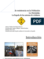 Paisajes de Resistencia en La Población Lo Hermida