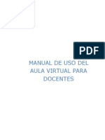 Manual de Uso de Aula Virtual Docentes