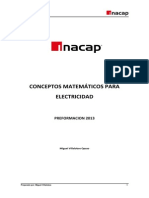 Conceptos Matematicos para Electricidad 2013