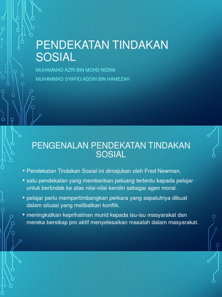 Pendekatan Tindakan Sosial Pdf