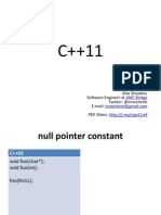 C++11 (PDF Slides) PDF