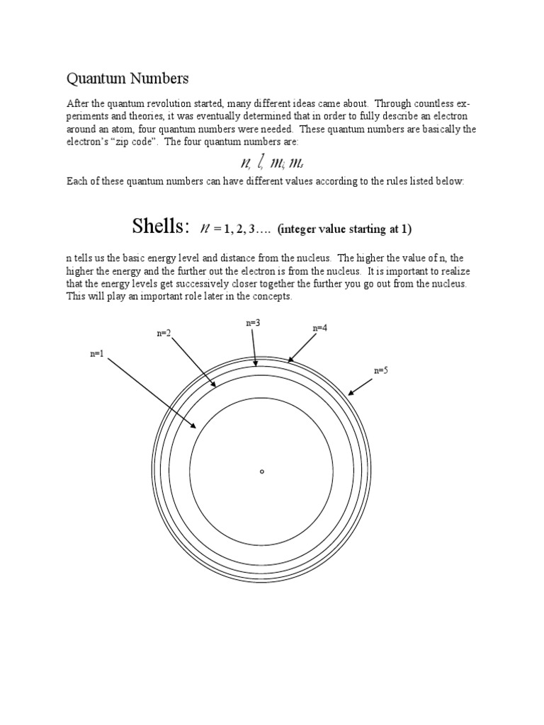08 Quantum Numbers | PDF | Business