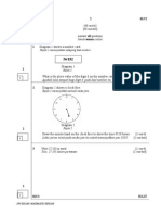 Diagram 1 Shows A Number Card.: (40 Marks) (40 Markah) Answer All Questions