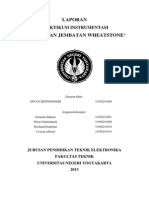 Rangkaian Jembatan Wheatstone Ukur Tingkat Kekeringan