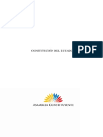 Constitucion de La República Del Ecuador - 2008