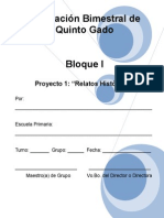 5to Grado - Bloque 1 - Proyecto 1