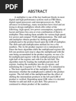 N. The Least Significant Bit of The Multiplier Register (Q0)