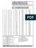 SSC MAINS - 17 (ENGLISH) Key PDF