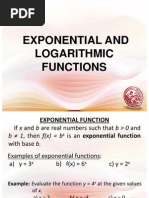 L11 Exponential and Logarthmic Functions