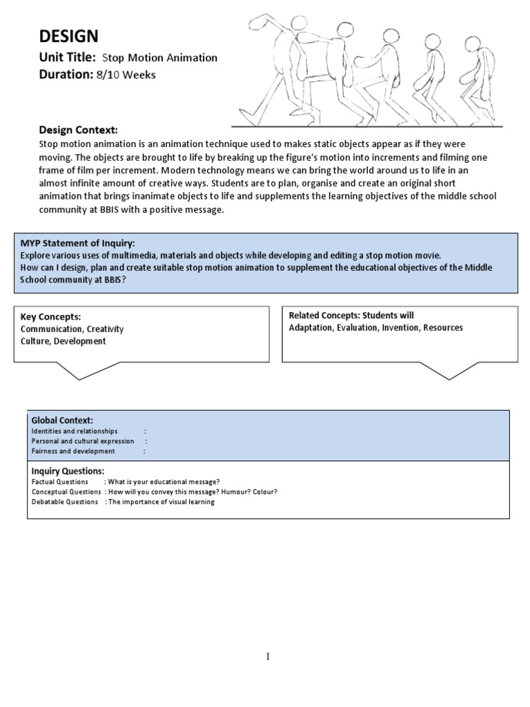 Stop Motion Animation Project Guide | PDF | Cognition | Communication