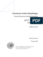 Functions of Arabic Morphology