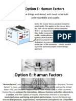 Human Factors Design