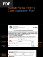 Human Rights Victim’s Claim Application Form and FAQs