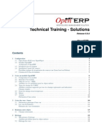 Openerp Technical Training v6 Solutions FR