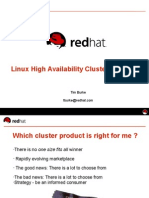 Linux High Availability Cluster Selection
