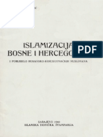 Islamizacija Bosne i Hercegovine i Porijeklo Bosansko Hercegovačkih Muslimana 