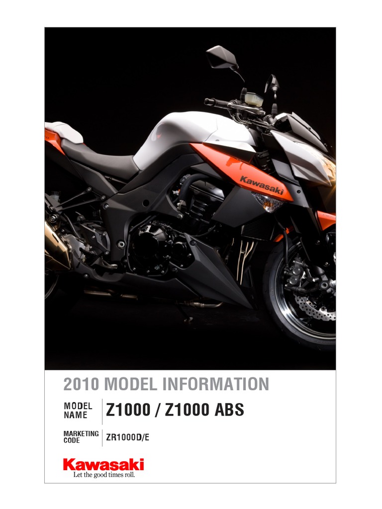Kawasaki Z1000 | PDF | Vehicle Technology | Automotive Industry