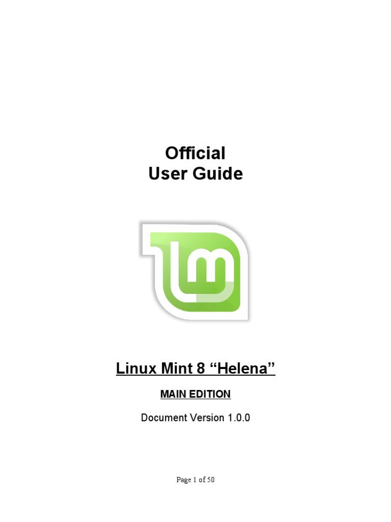 Linux Mint 8 User Guide PDF | PDF | Operating System | Desktop Environment