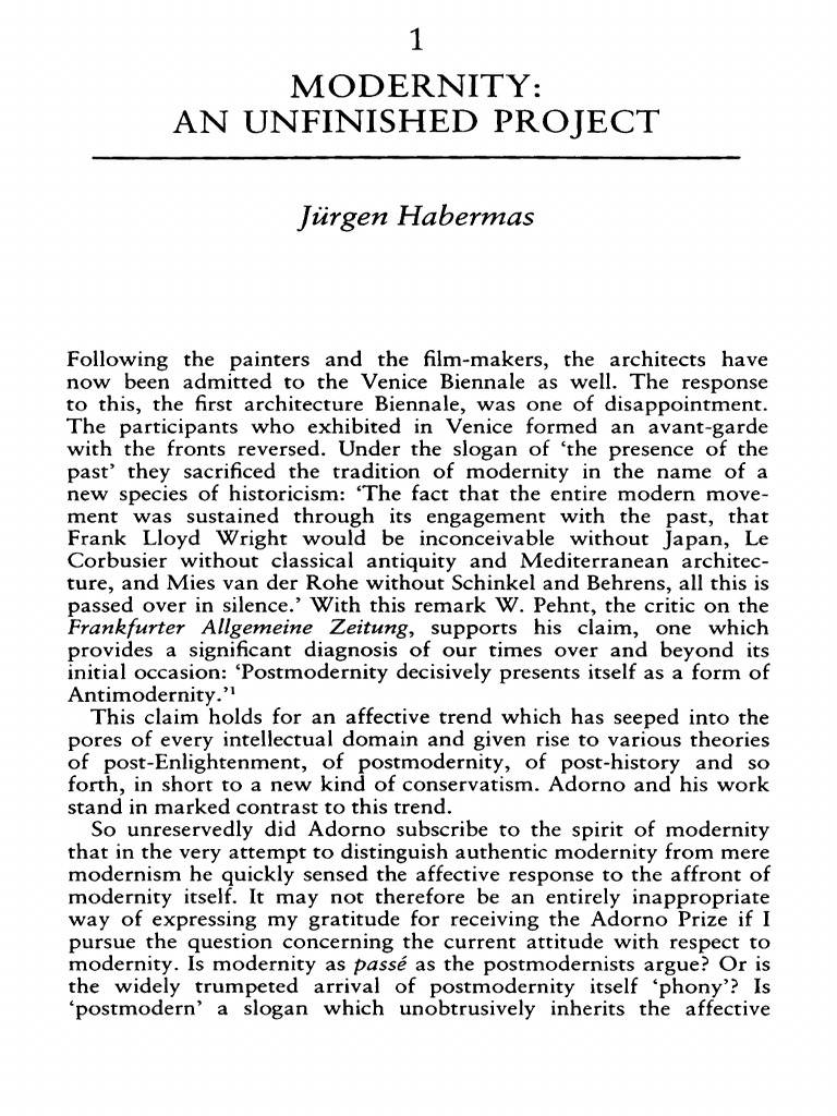 Habermas essay image