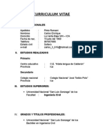 Curriculum Vitae Carlos Pinto 2012