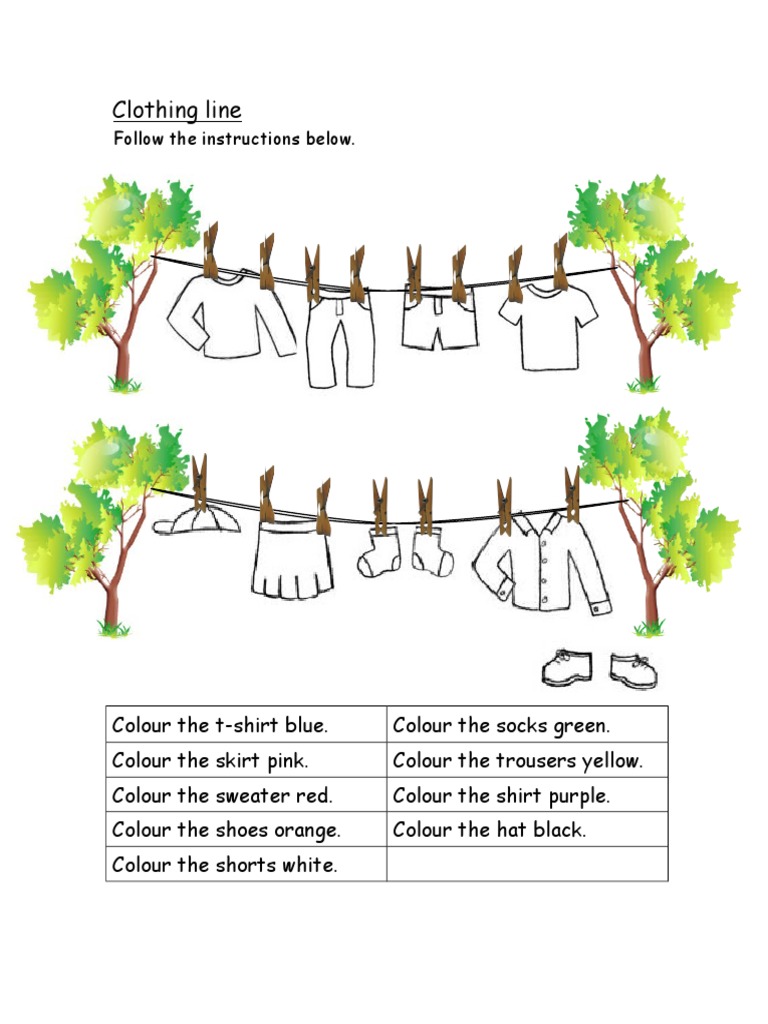 Clothes Cambridge Thematic Vocabulary PDF