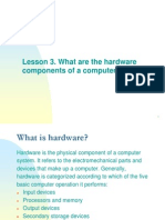 Lesson 3. What Are The Hardware Components of A Computer?