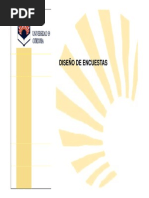 Diseño de Una Encuesta