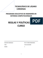 Reglas y Políticas Del Curso 04-08-2014