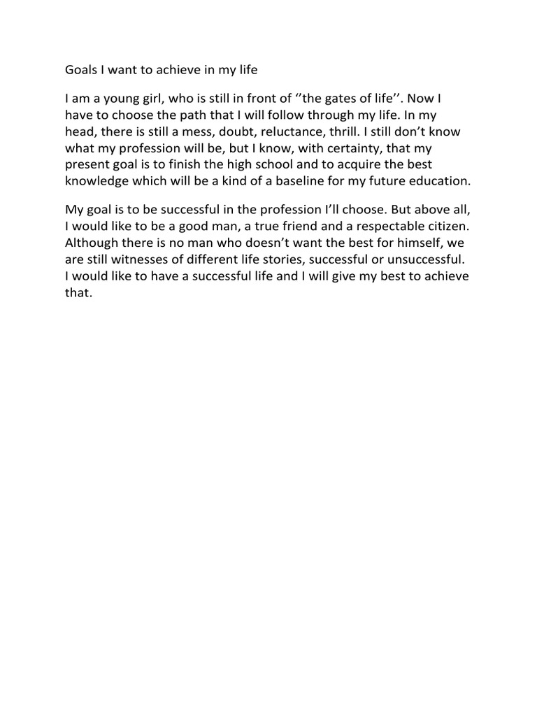 My Life | PDF | Self-Improvement | Lifestyle