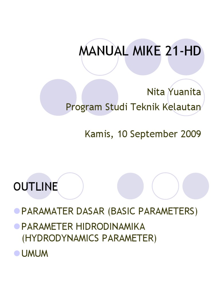 Manual MIKE 21-HD: Panduan Pengguna | PDF | Metode & Bahan Ajar | Sains ...