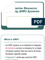 Enterprise Resource Planning (ERP) Systems