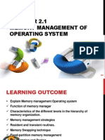 Memory Management of Operating System
