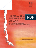 Historia de La Reforma Previsional Chilena