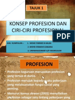 Konsep Profesion Dan Ciri-Ciri Profesional