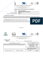 Instrumentación Didáctica para La Formación y Desarrollo de Competencias