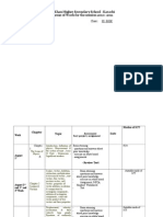 Aga Khan Higher Secondary School - Karachi Scheme of Work For The Session 2010 - 2011