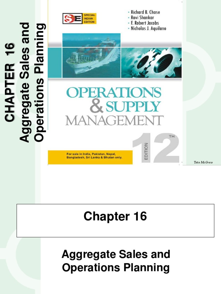 Aggregate Sales Operations Planning | PDF | Inventory | Labour Economics
