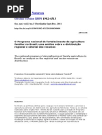 O Programa Nacional de Fortalecimento Da Agricultura Familiar No Brasil