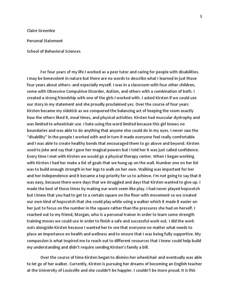 personal statement Motivation Motivational