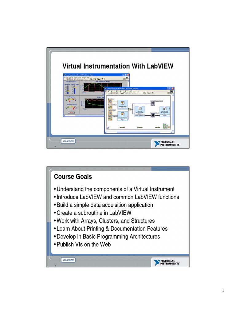 Virtual Instrumentation With LabVIEW PDF Data Acquisition String