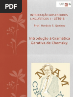 Aula Gramática Gerativa Chomsky