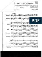 Vivaldi - Concerto in Sol Per 2 Mandolini - Partitura