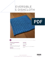 Reversible Pips Dishcloth: by Hannah Maier