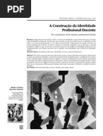 A Formação Da Identidade Docente