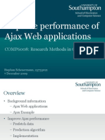 Improve Performance of Ajax Web Applications: COMP6008: Research Methods in Computing